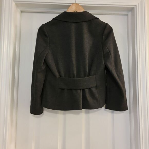 Charles Nolan New York Fitted Black wool Blazer size 6 - Picture 3 of 4